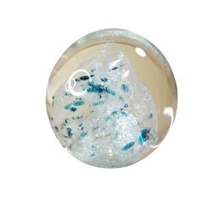 Vintage Titan Art Glass Paperweight Hand Blown